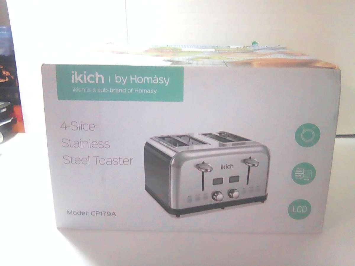 toaster ikich by Homasy stainless steel