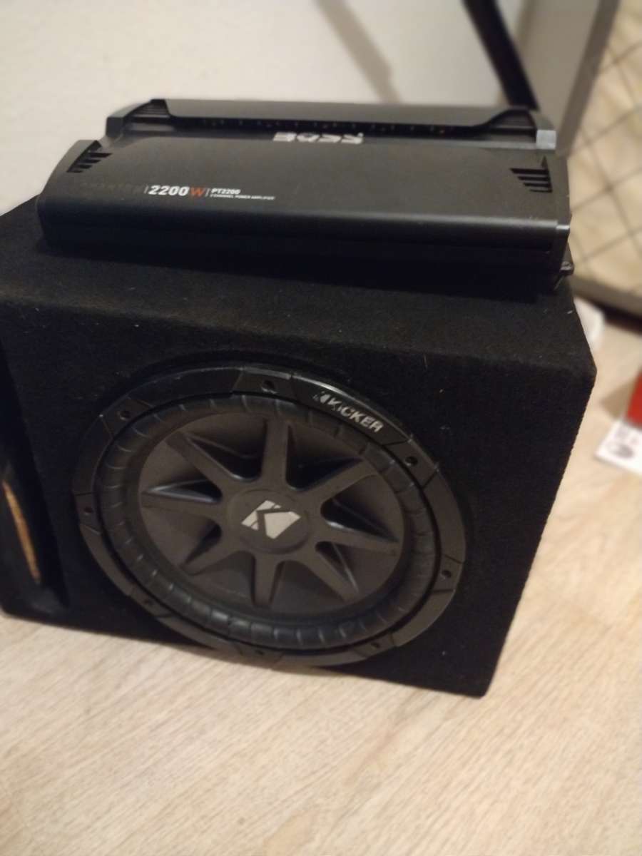 12 inch speaker subwoofer with 2200 watts amplifier
