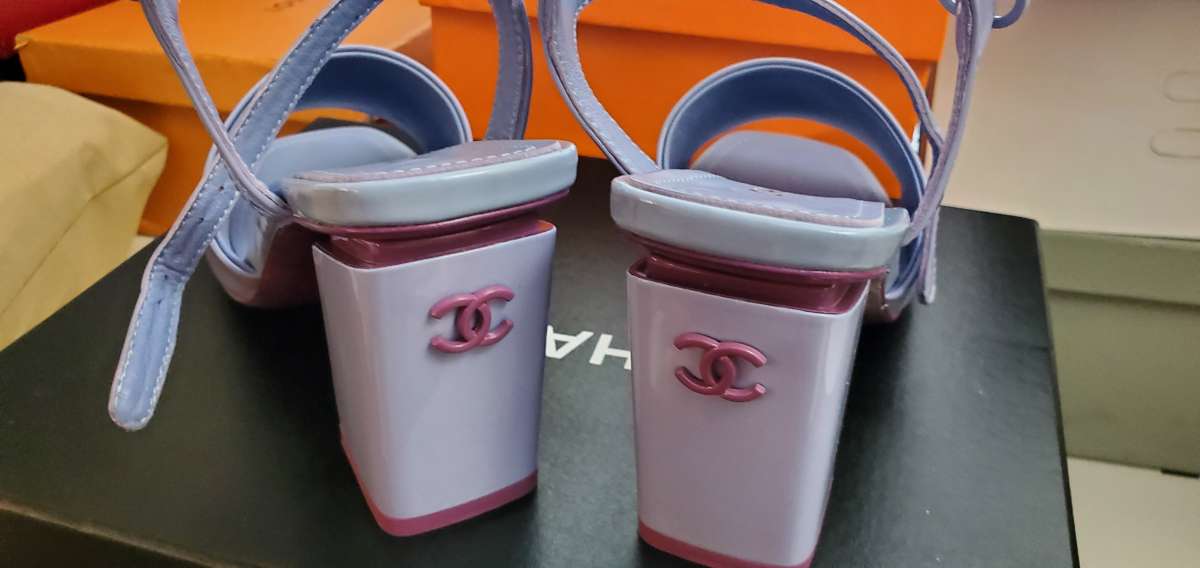 lavander heels shoes