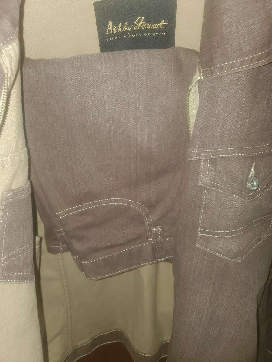 Womens Brown Jacket And Pants Set