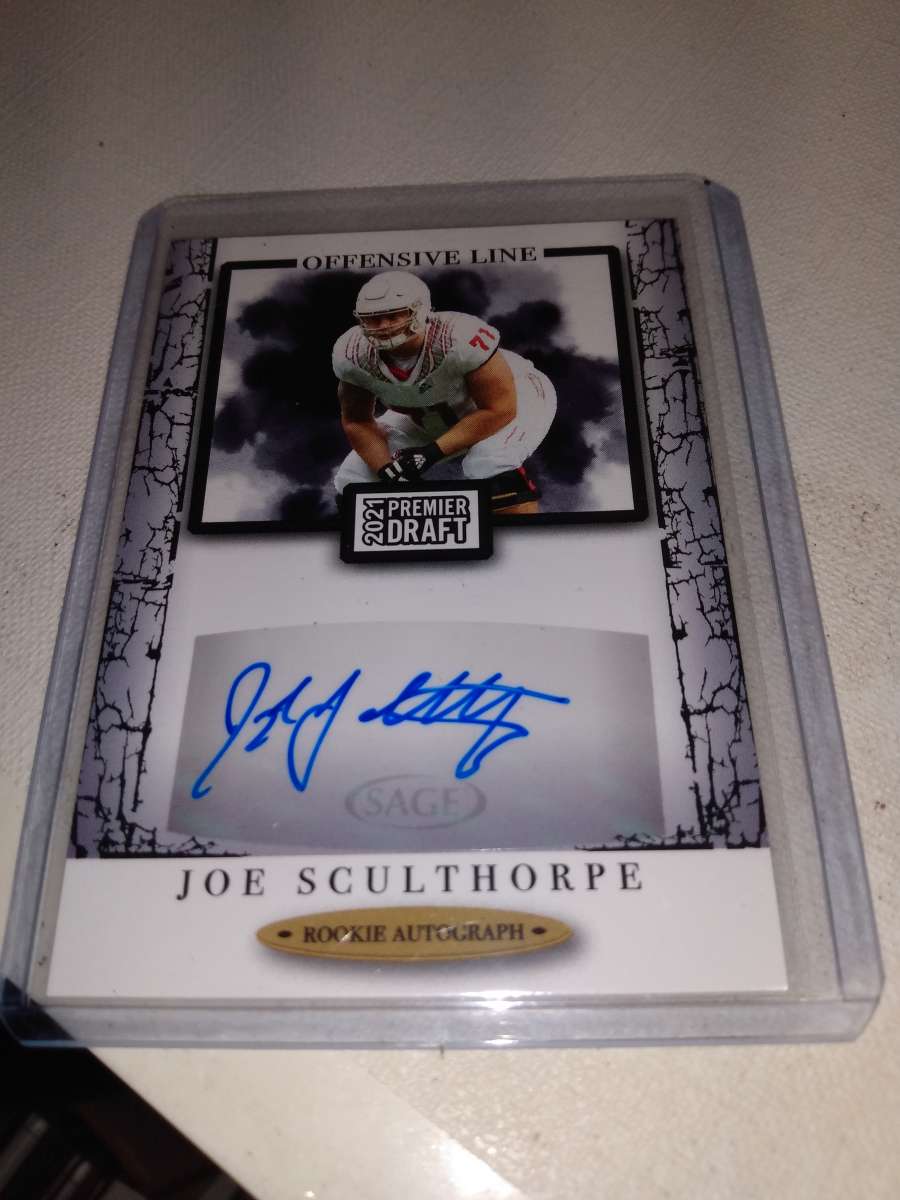 2021 premier draft autograph Joe Sculthorpe