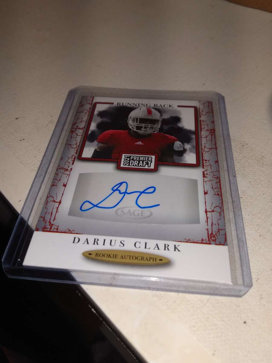 2021 premier draft Darius Clark autograph