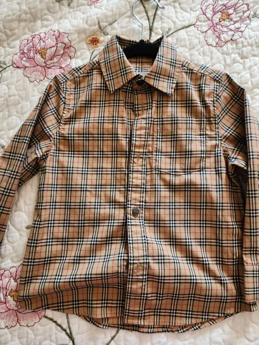 Vintage Check Stretch Cotton Shirt