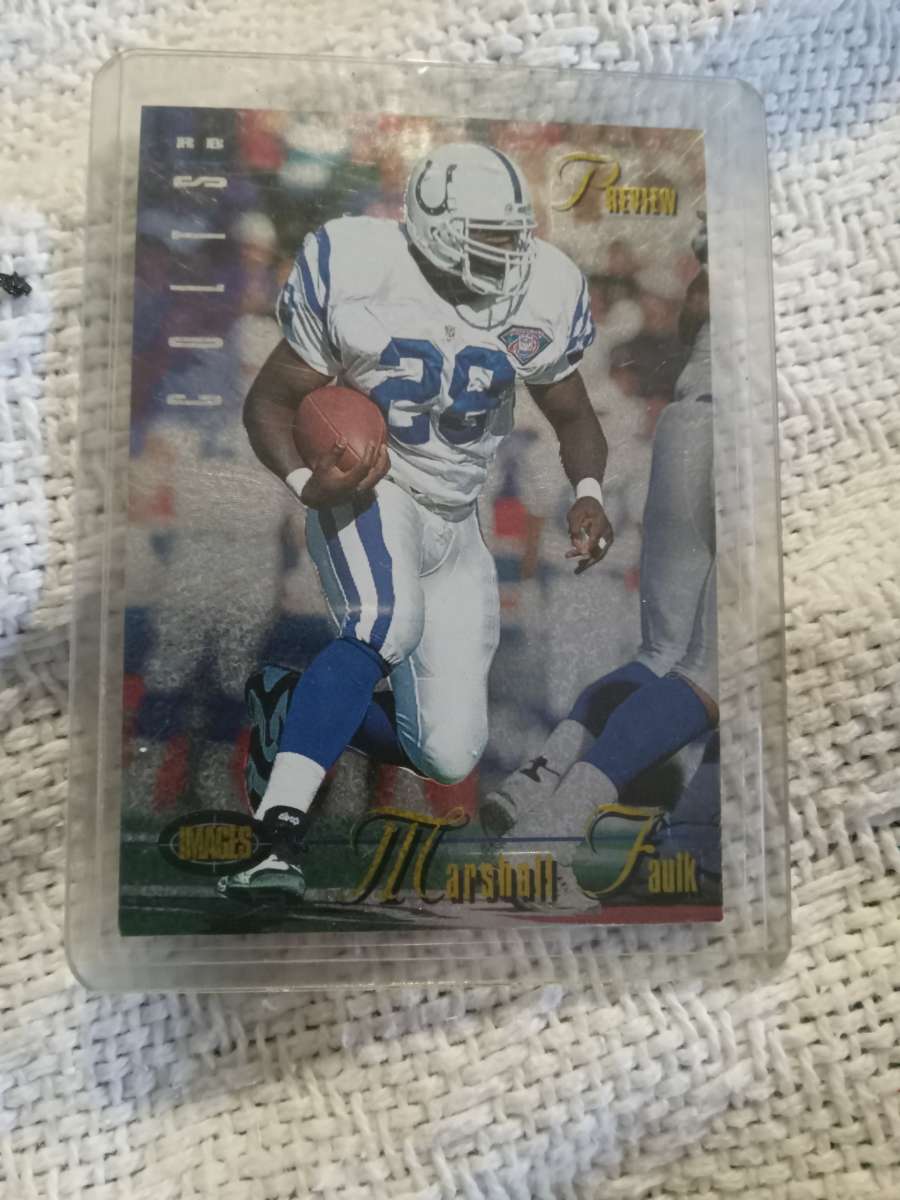 Marshall Faulk images preview card liited edition