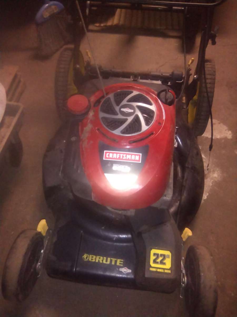 Craftsman Gold Push Mower selfpropelled and mulcher