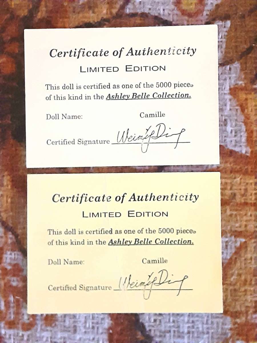 Ashley Belle Porcelain Keepsake Doll