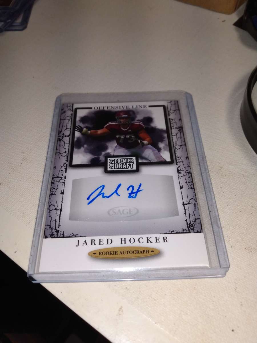2021 autographed Jared Hocker premier draft