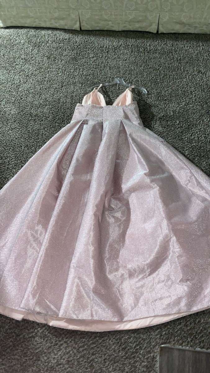 light pink prom dress