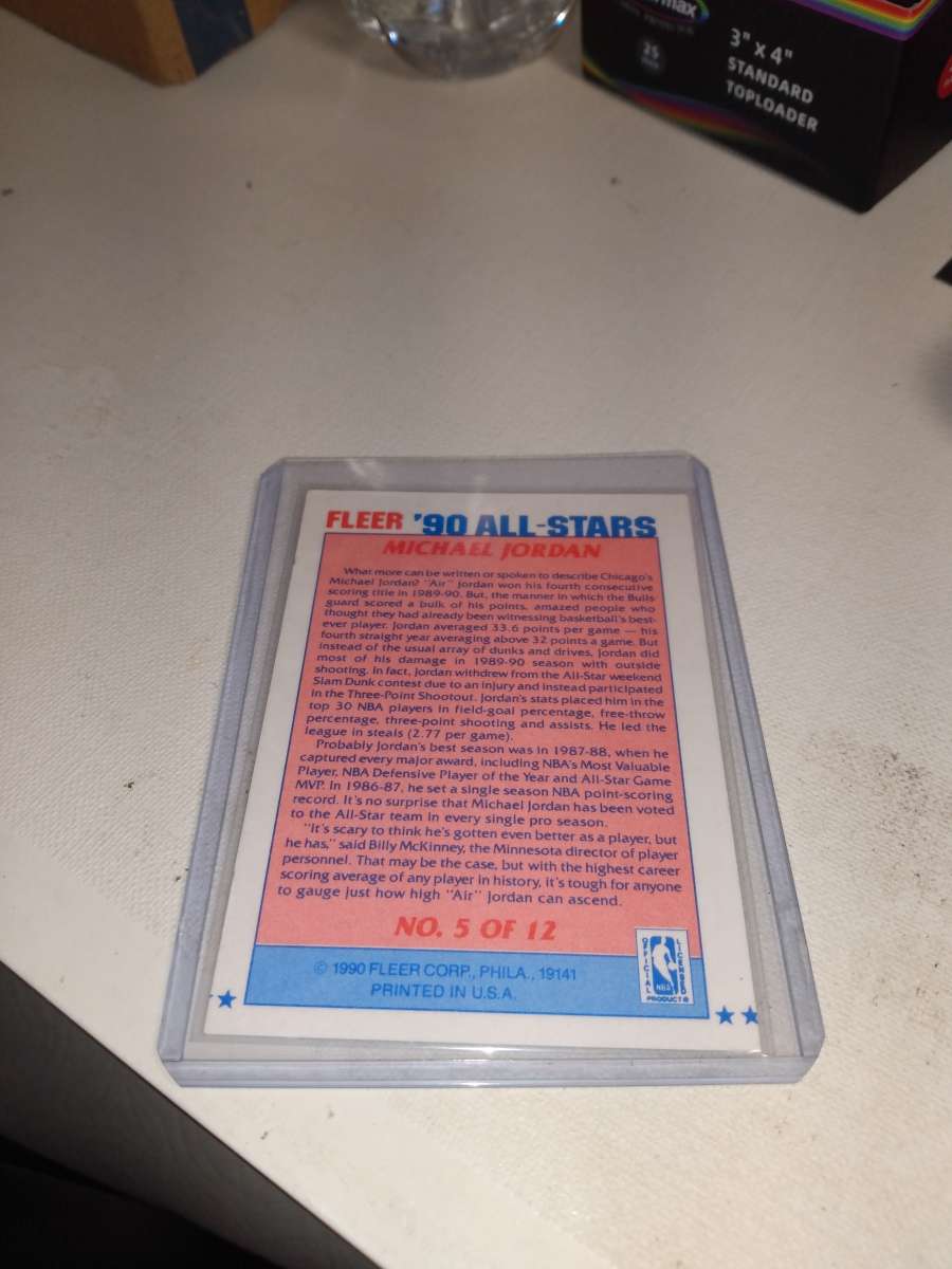 1990 All Star card Michael Jordan