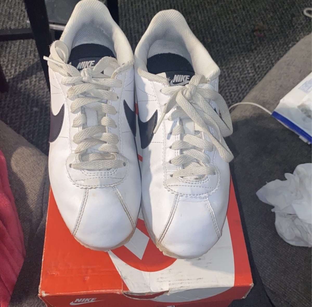 Size 7 and half used Nike Womens Classic Cortez Leathershoes