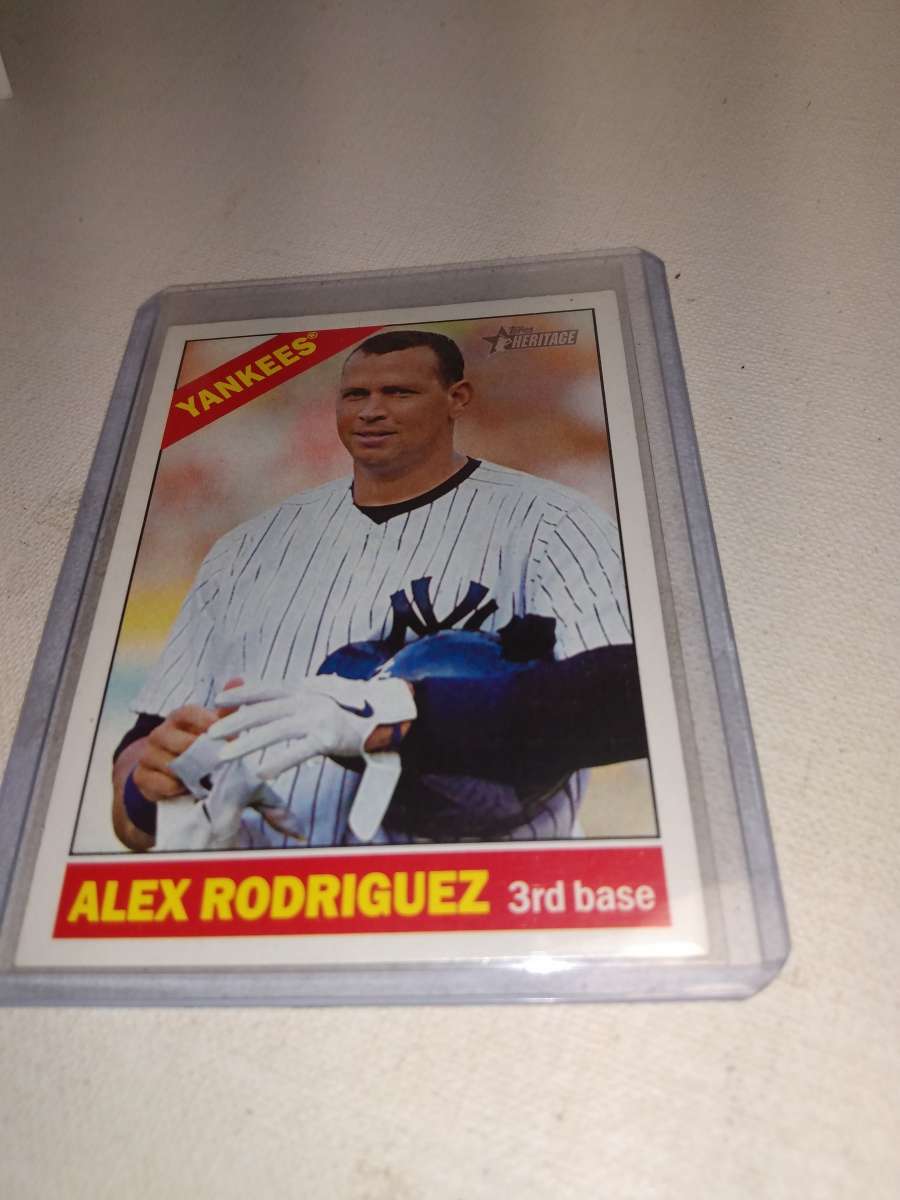 2015 Topps heritage card 414 Alex Rodriguez