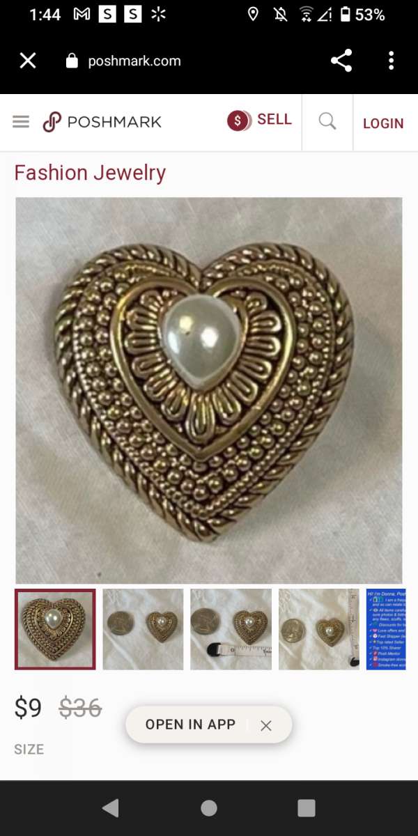 old heart broach from Spain