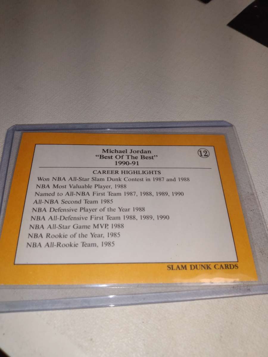 1991 1992 Michael Jordan slamming