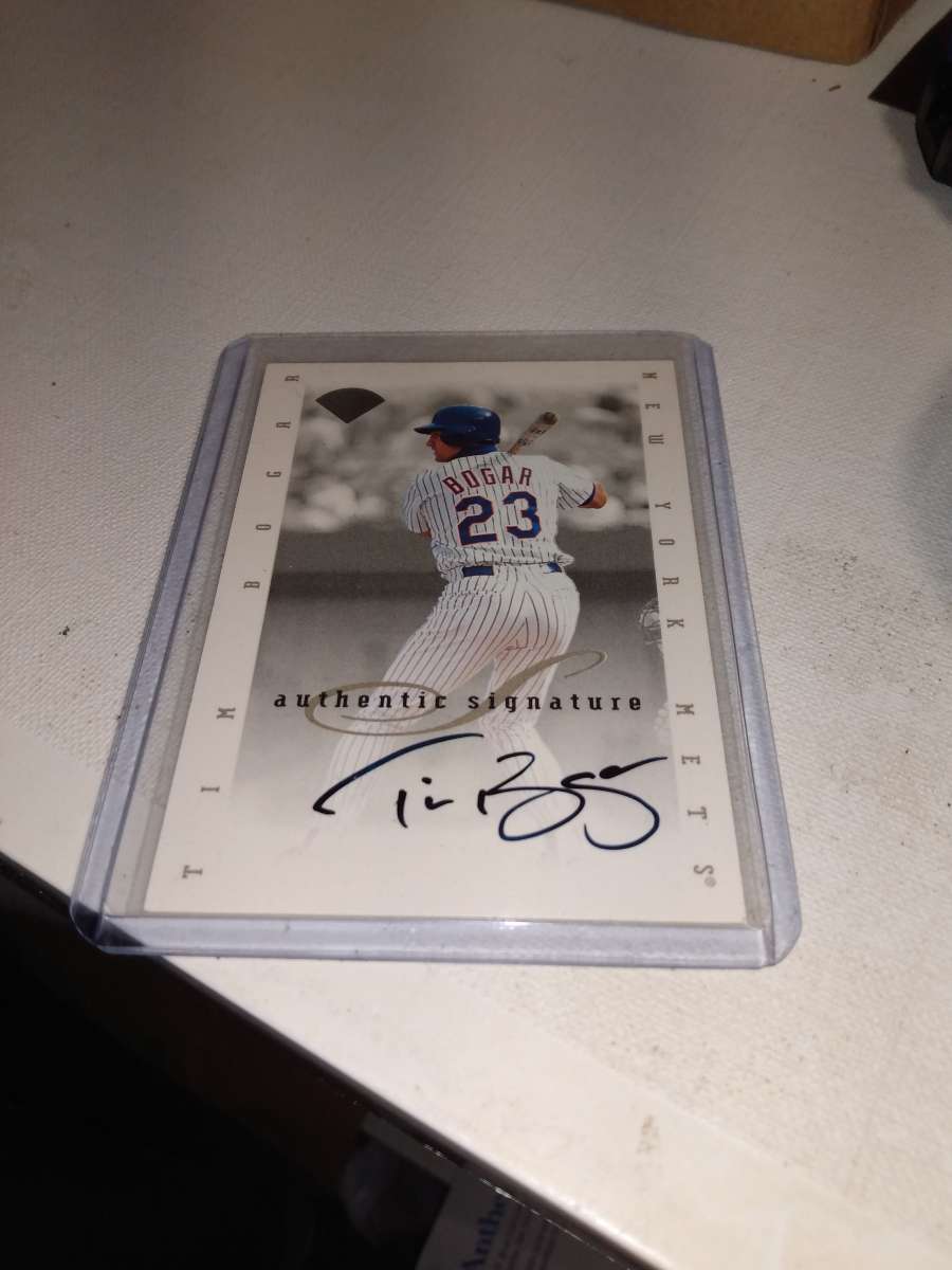 1997 a thing signature Tim Bogar