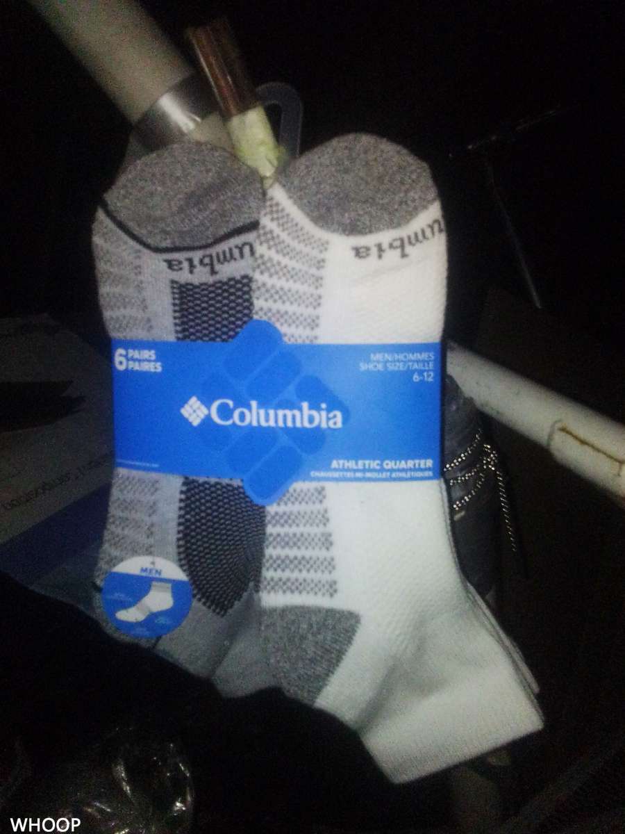 6 Pair of Columbia socks size 6 to 12