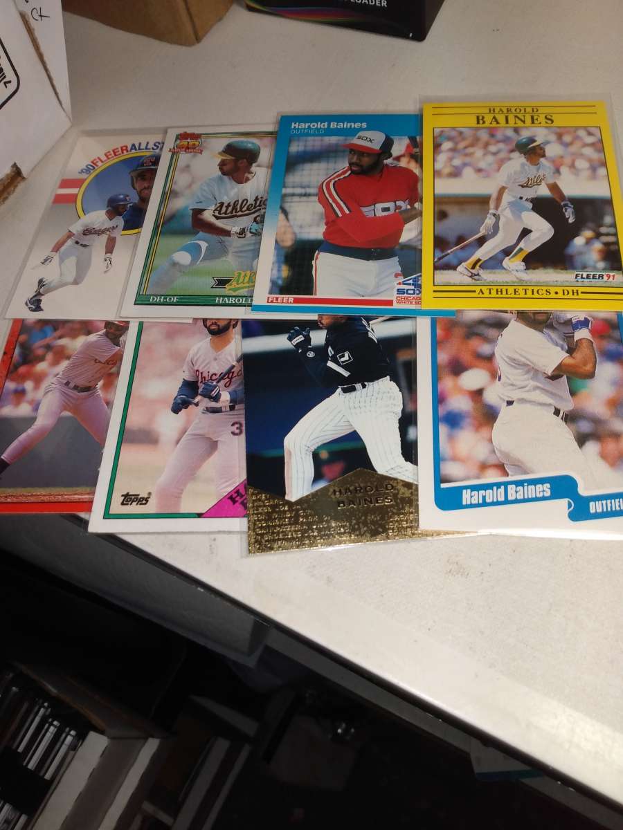 eight card lot Harold baines Hall of famer