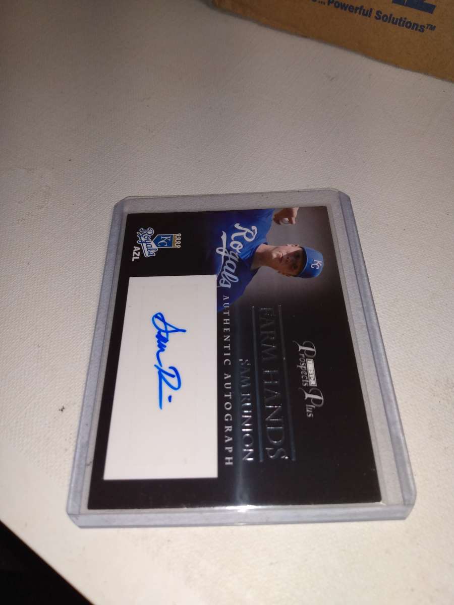 2007 TriStar farm hands Sam Runion autograph