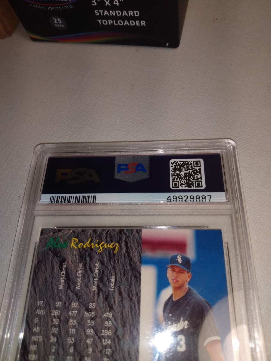 PSA 9 classic 4 sport Alex Rodriguez rookie