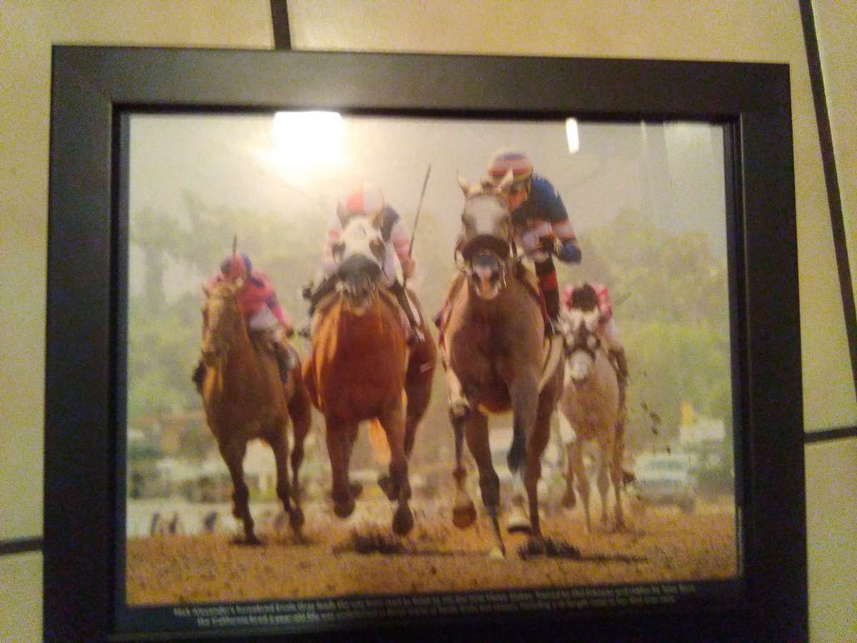 set of 6 2016 Santa Anita horse race photos