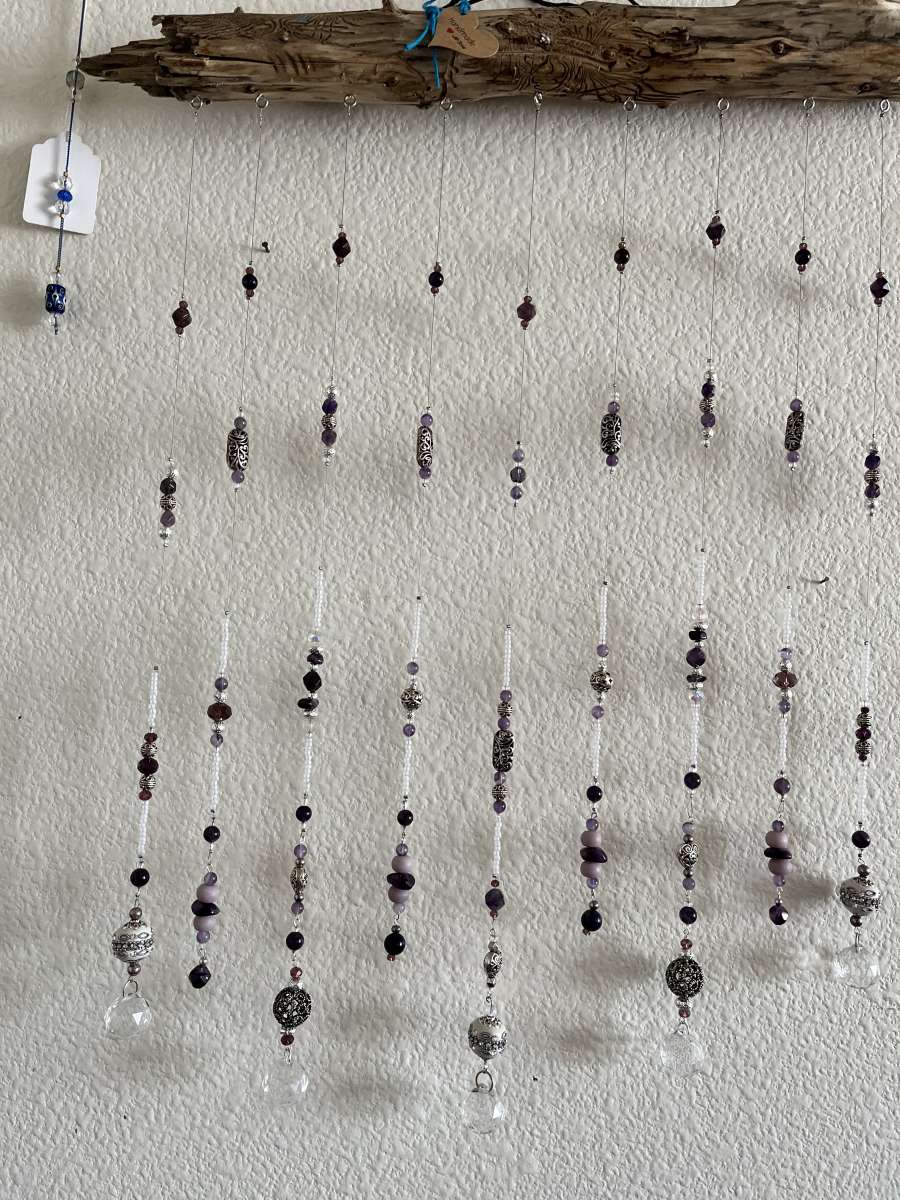 suncatchers and wall hangings crystal and glass beads