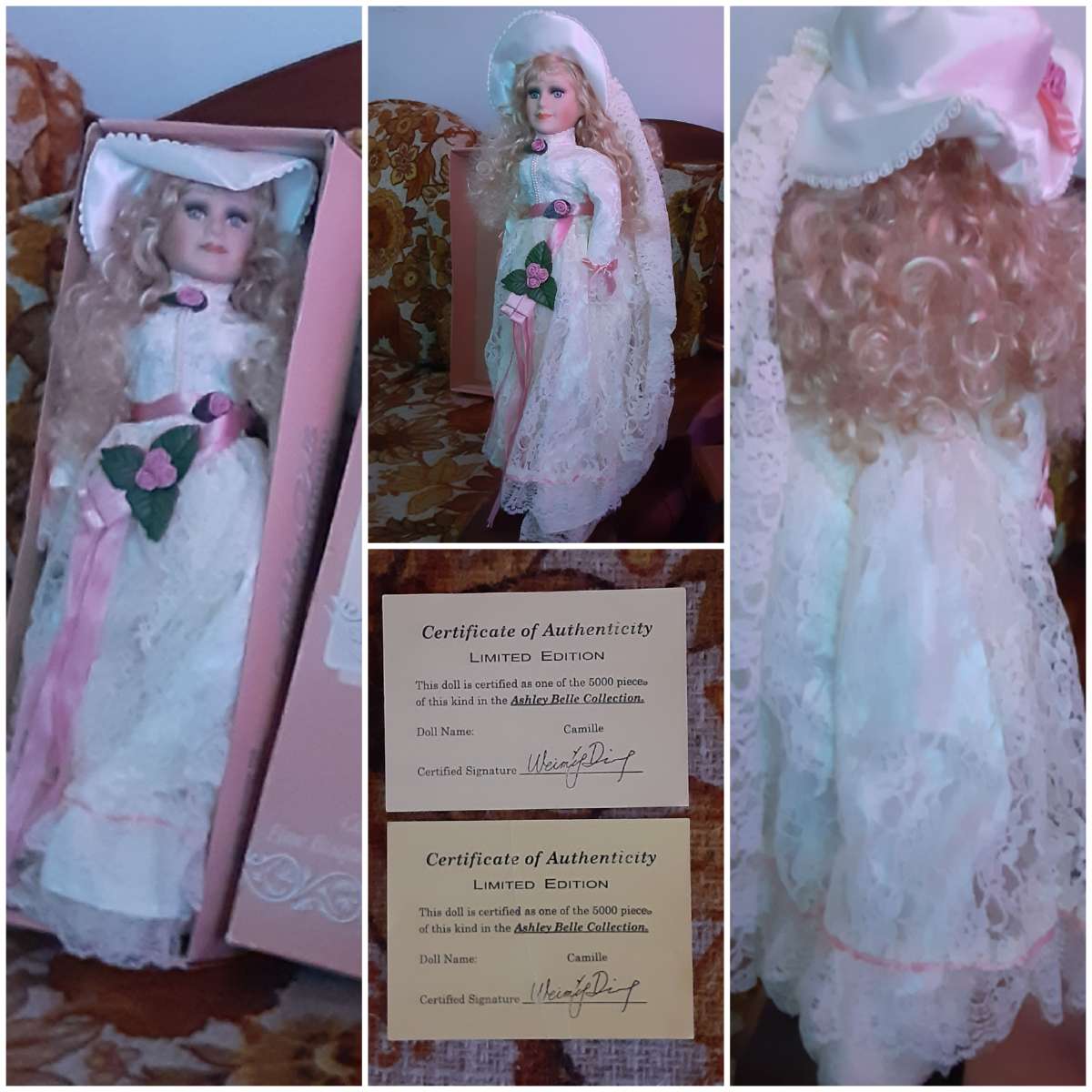 Ashley Belle Porcelain Keepsake Doll