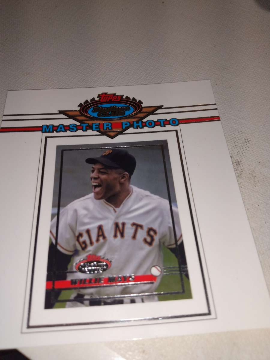 2021 stadium club Master photo Willie Mays