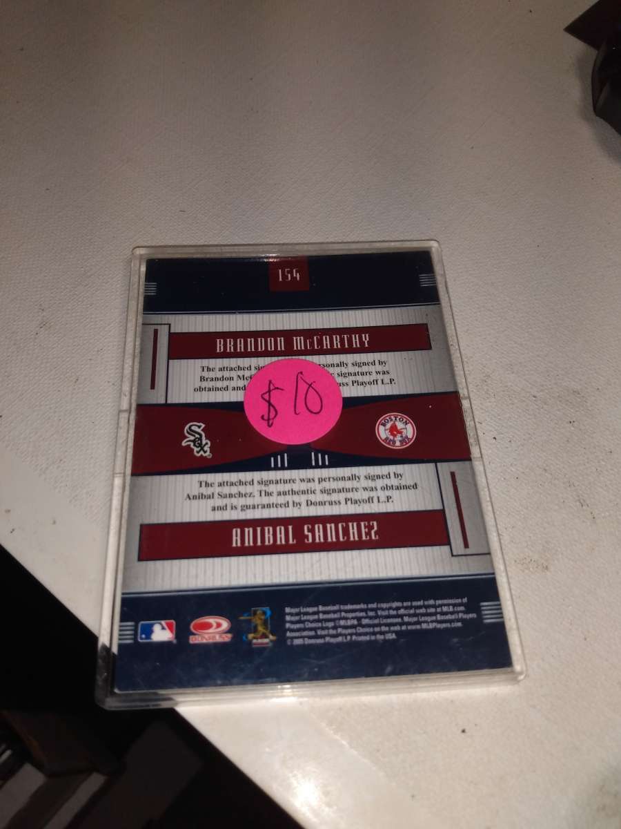 2005 donruss dual autographs prospect combos Brandy McCarthy