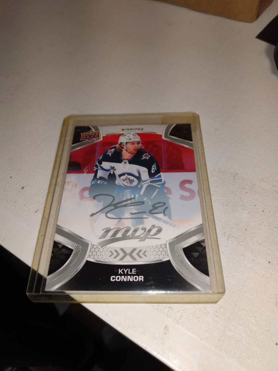 20212022 upper Deck MVP autograph Kyle Connor