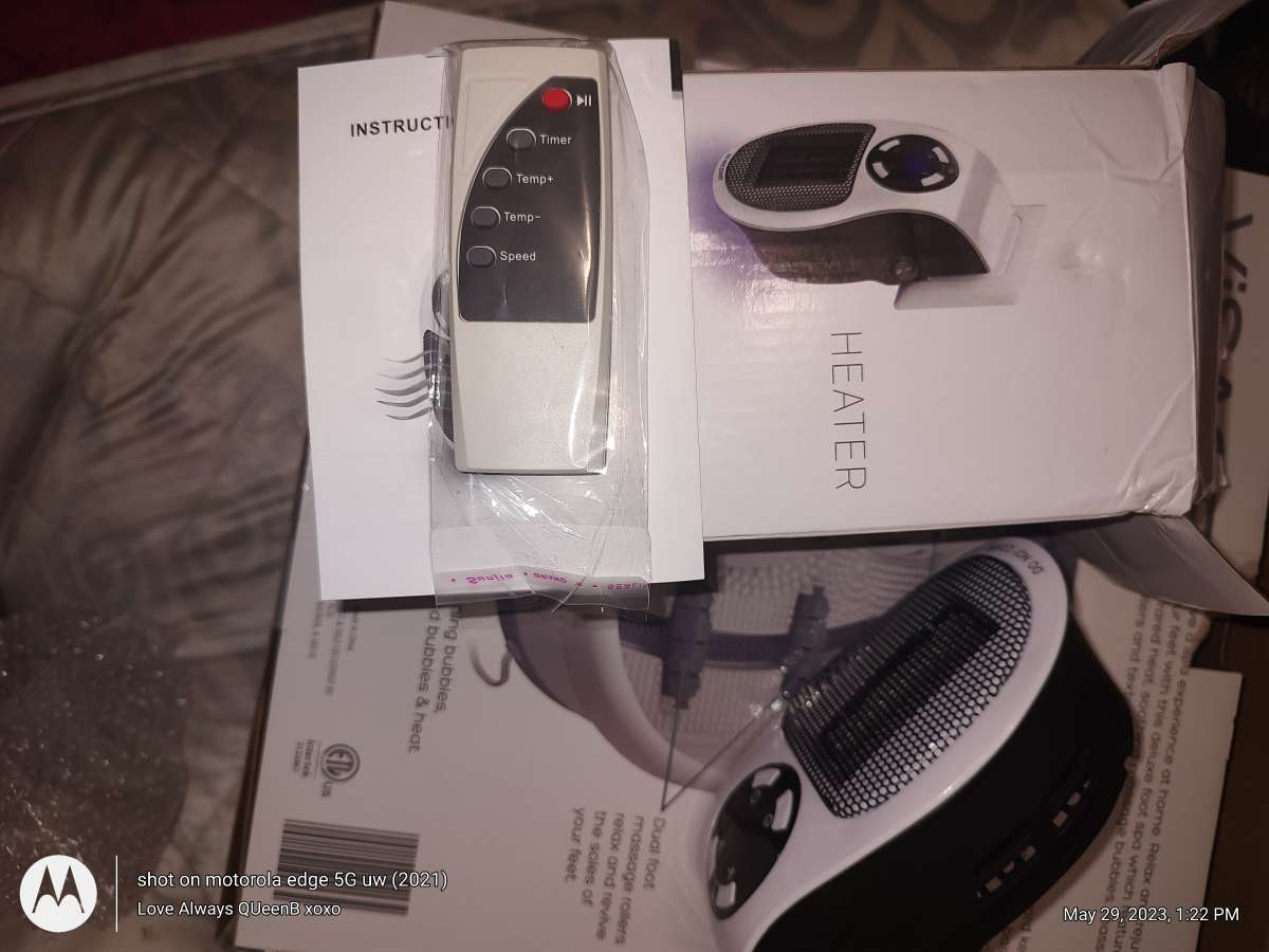 4 brand new portable plug in new heaters still in box