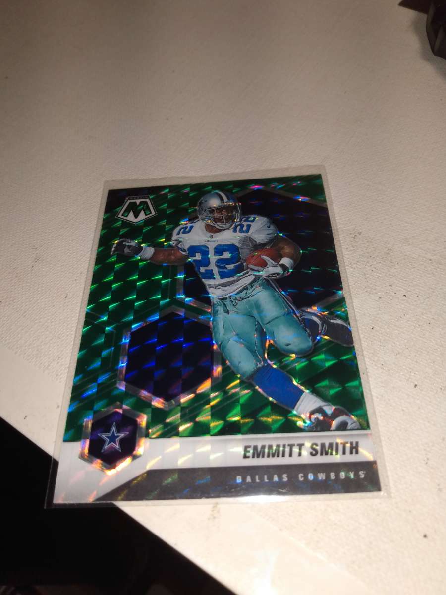 2021 penny Hall of famer emmitt Smith refractor green