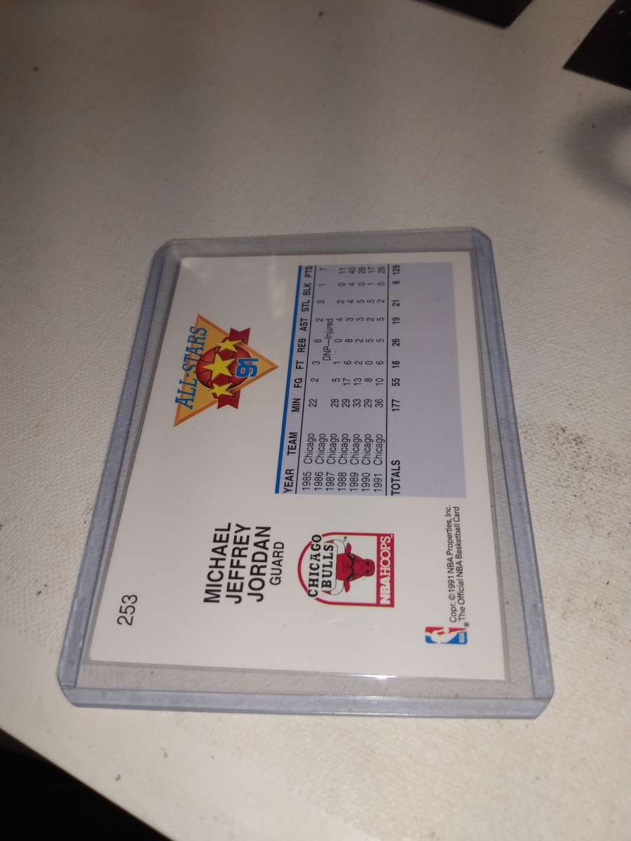 91 NBA hoops AllStar Michael Jordan