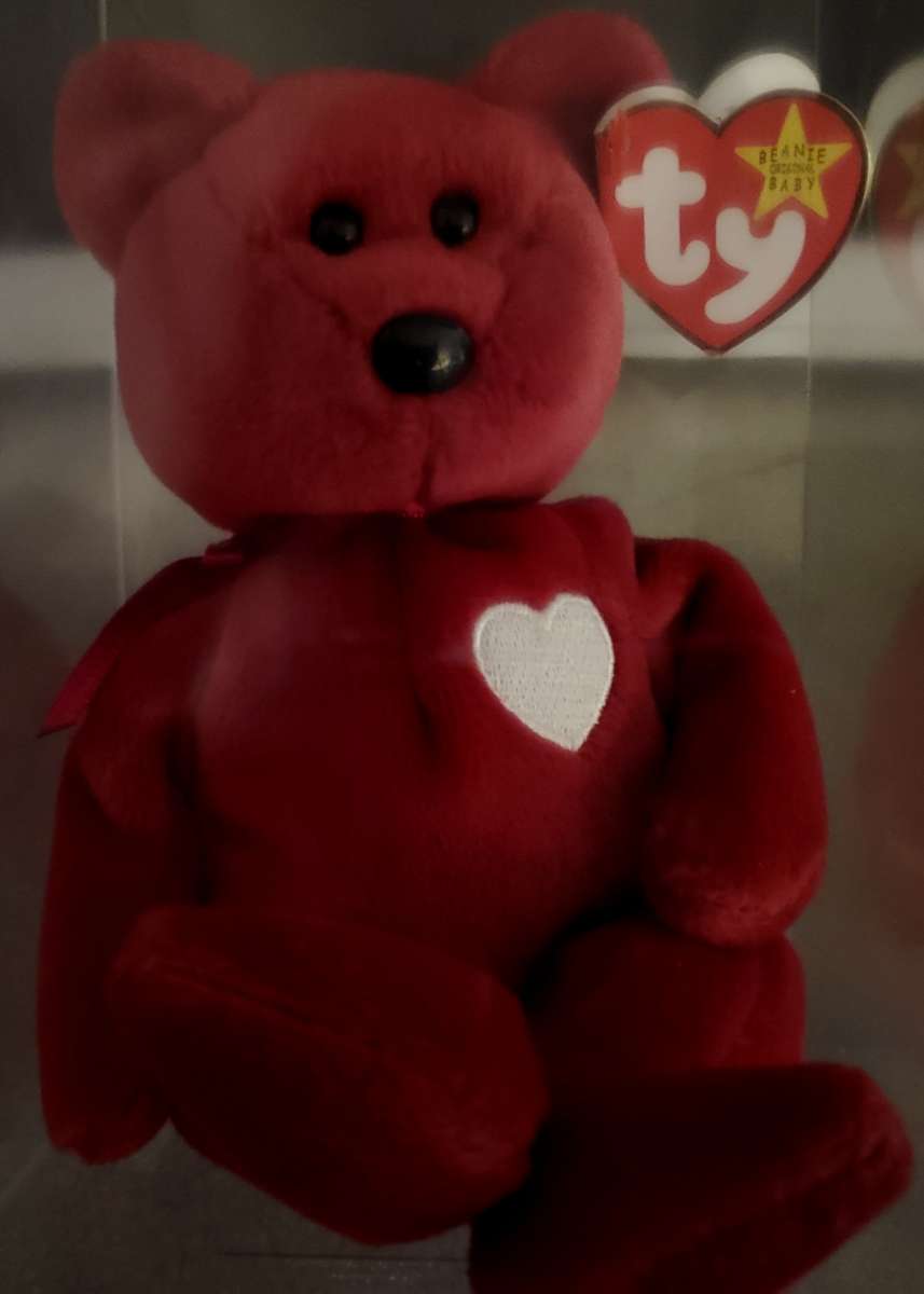Vintage Collectible Original Ty Beanie Baby Valentina bear