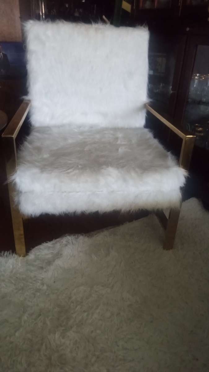 Pair Upholstered Arm Chairs Goldstone beautiful