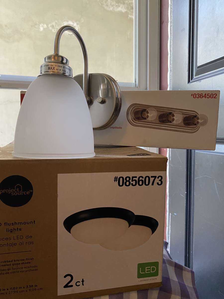 light fixtures all new