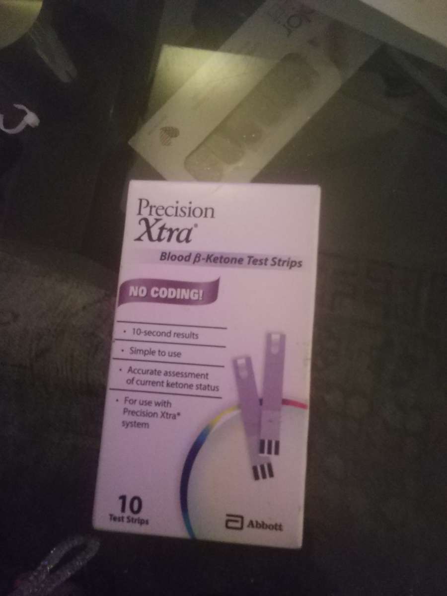 Brand new box of Precision Xtra Test Strips