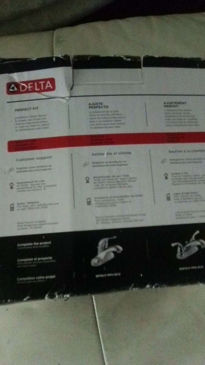 Delta foundation faucet