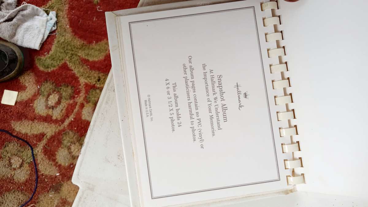 Grandmas Show and Tell Baby Photo Album