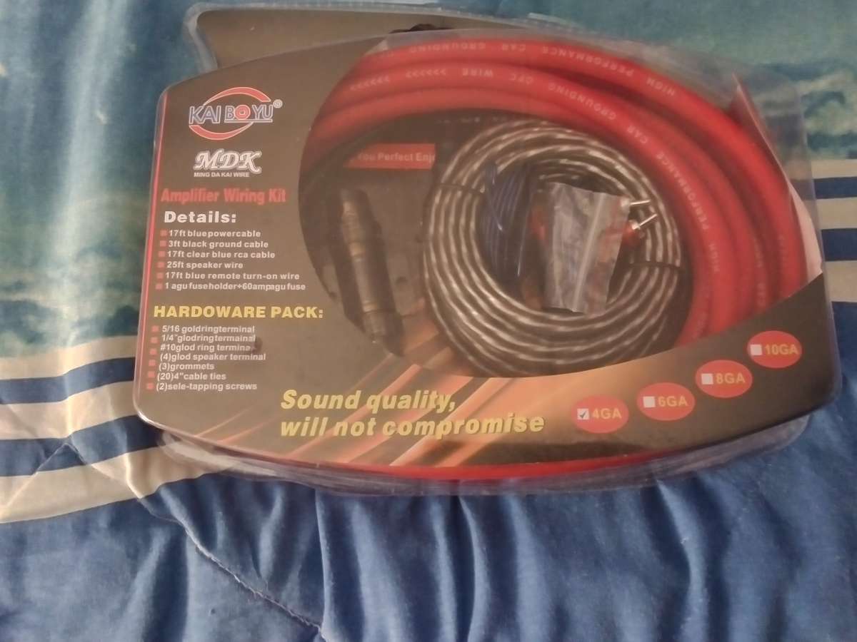 4 Gauge Amp Wiring Kit