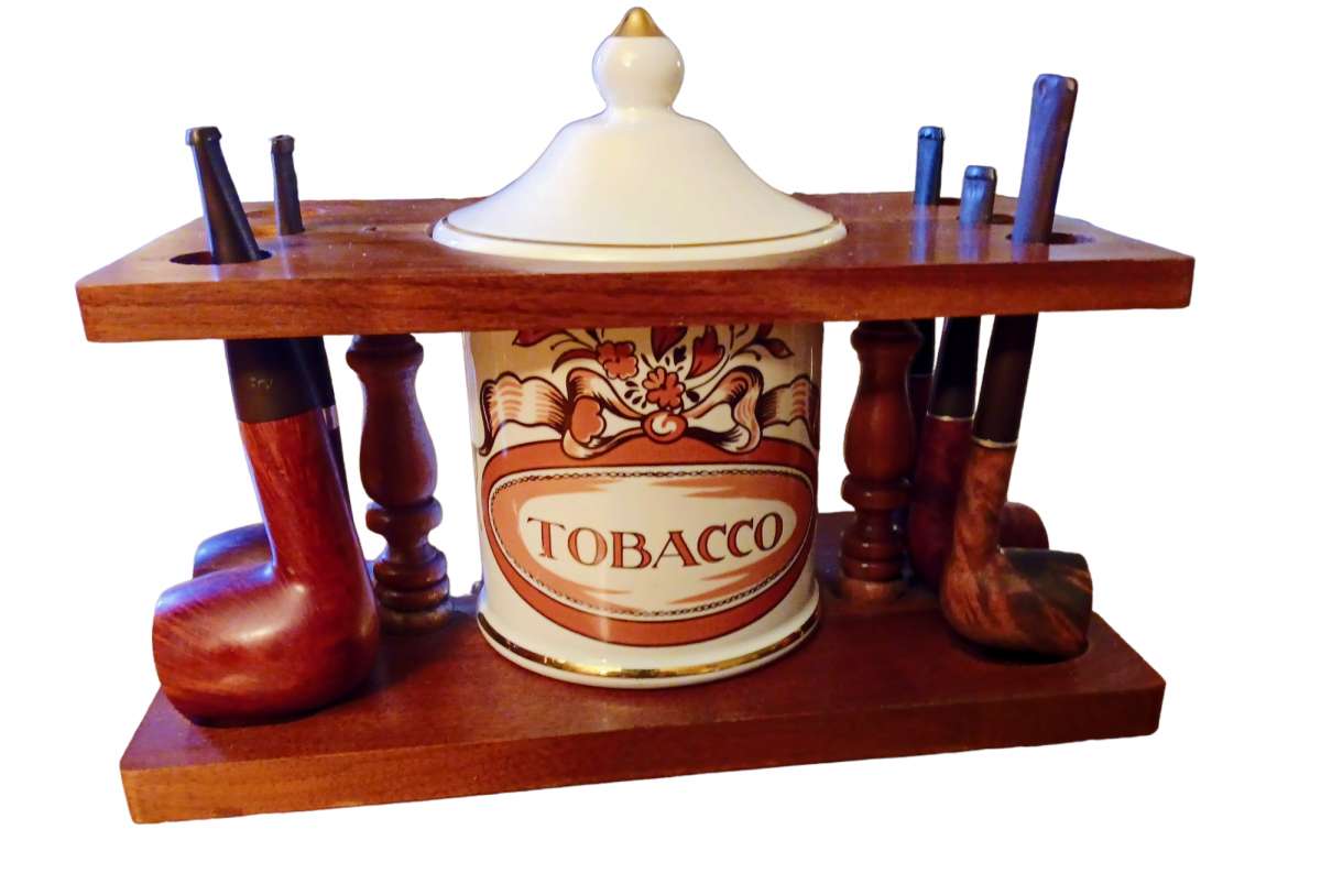 Tobacco Jar with Accessories