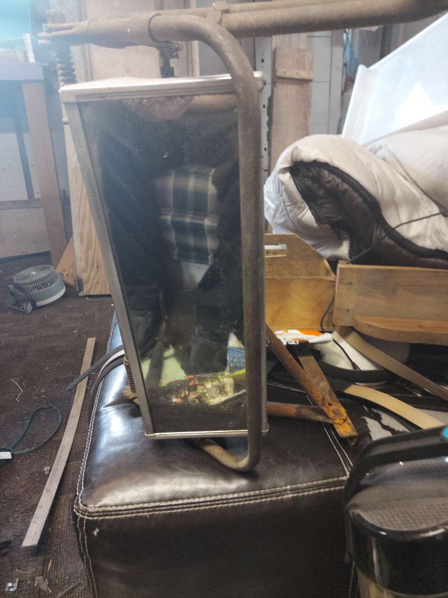vintage truck mirror