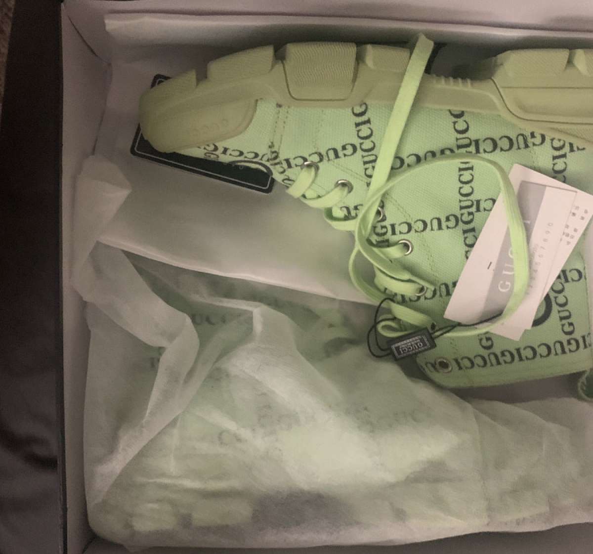 green womens gucci boots