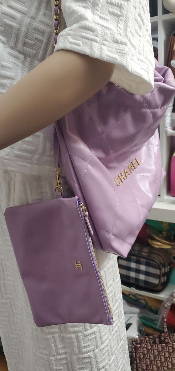 lavander Chanel bag