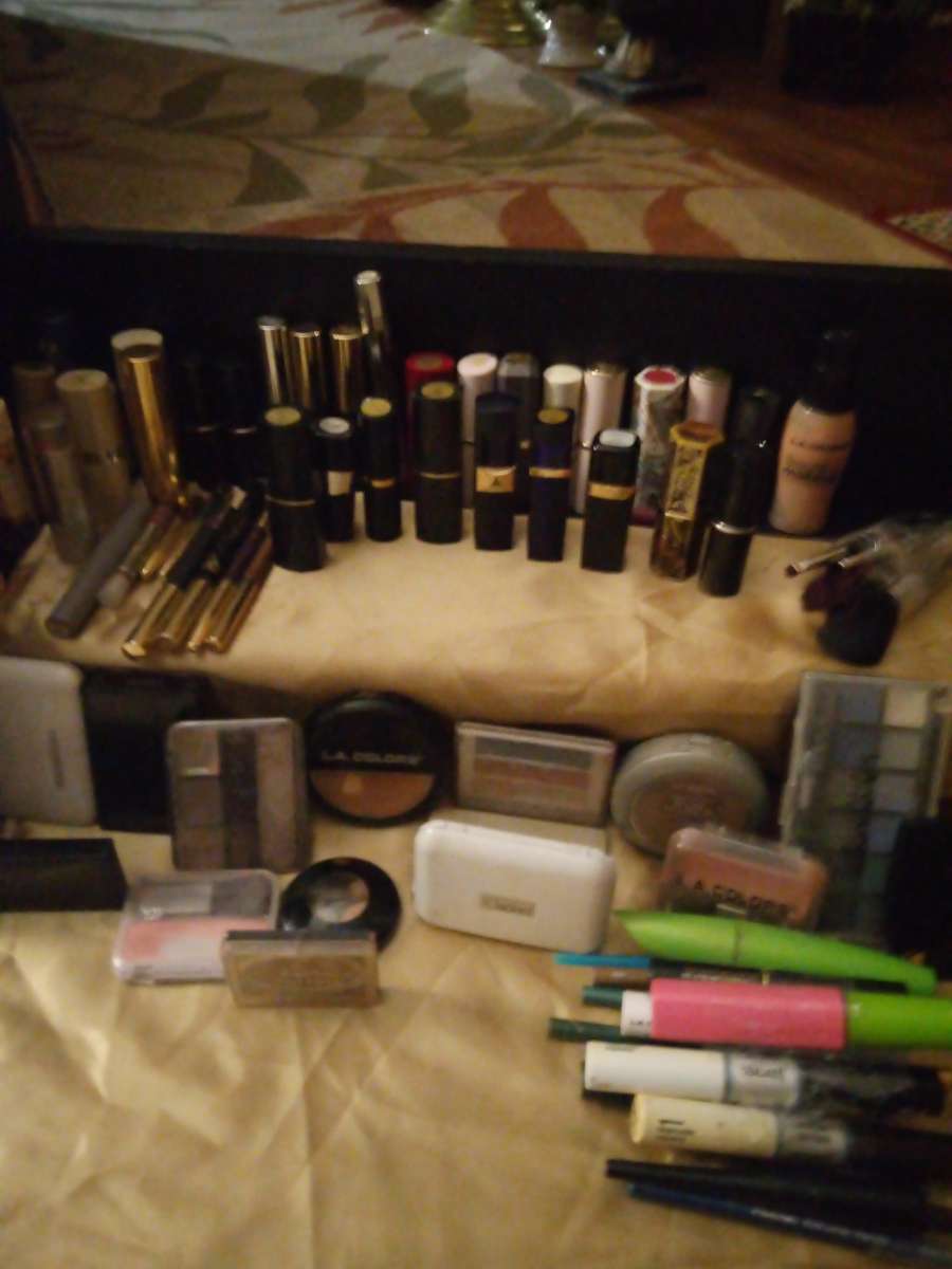 name brand makeup lipstick blush mascara eyeshadow eyeliner