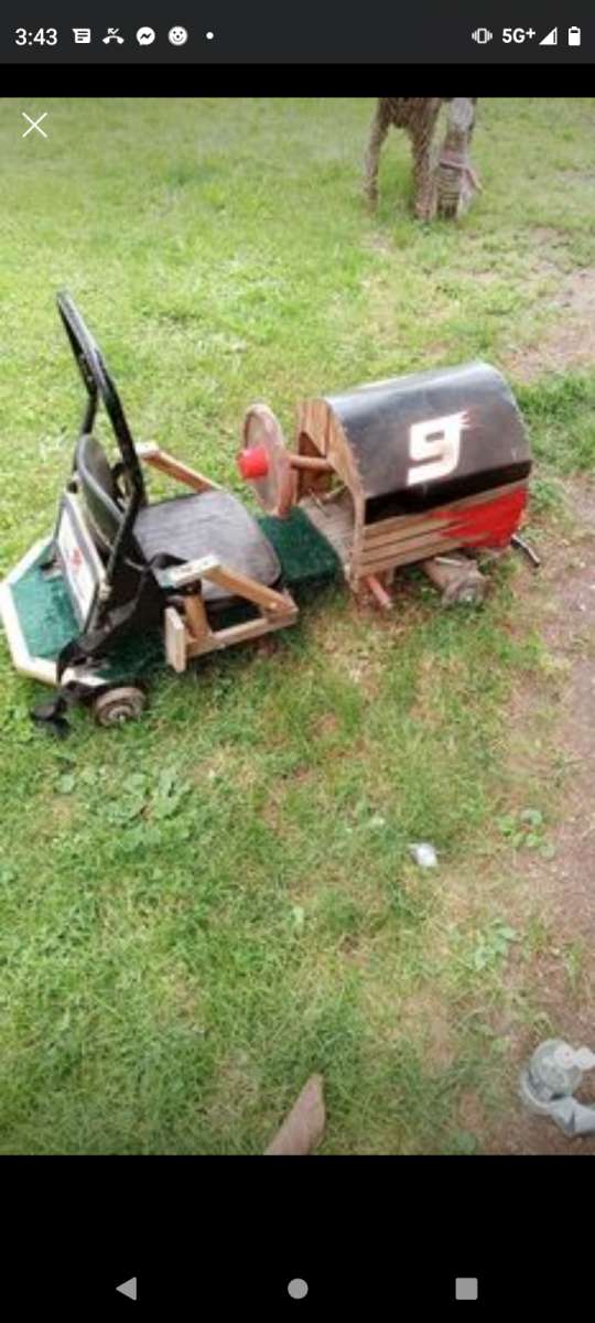 Childrens Soap Box Derby Car