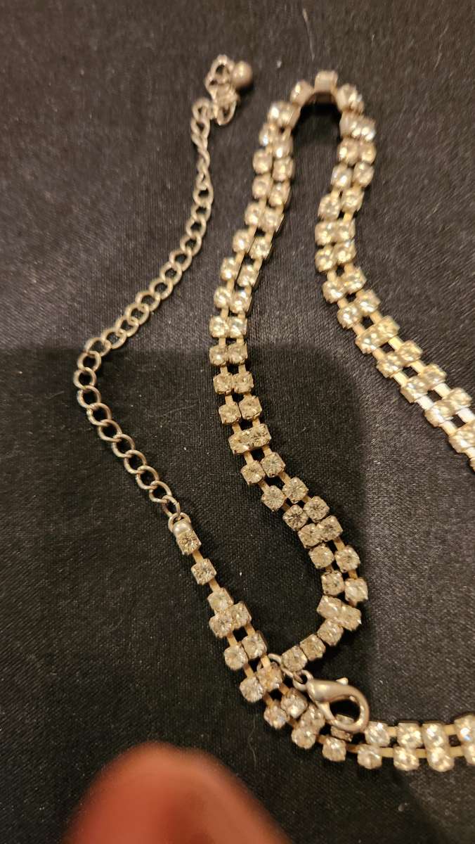 Double Row of Cubic Zirconia