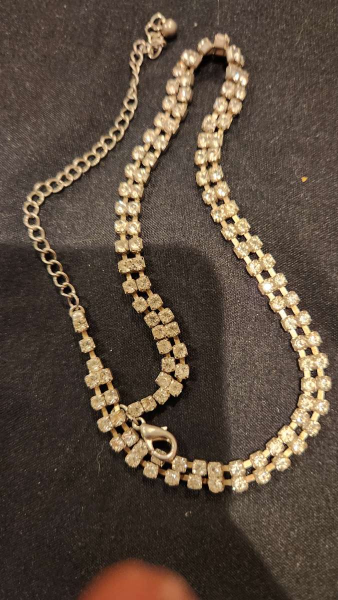 Double Row of Cubic Zirconia