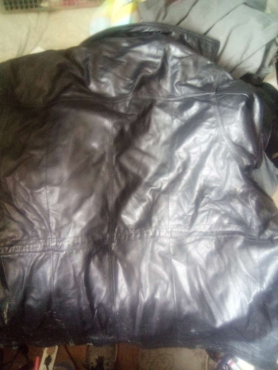leather coat