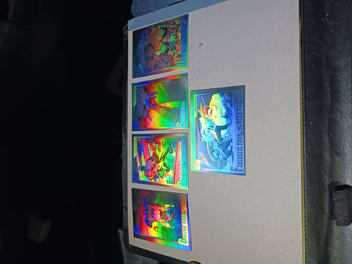 5 hologram 1991 marvel cards