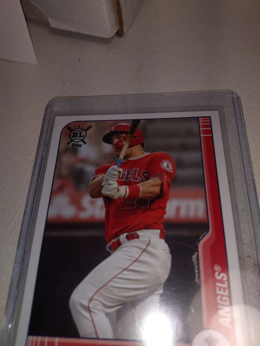 2021 Topps Big League rare card Michael trout