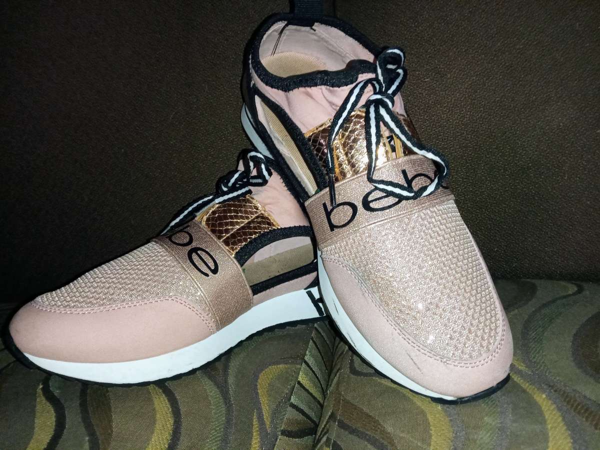 womens pink bebe shoes